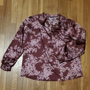 Floral Women's Top - Purple